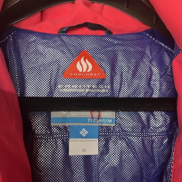 NEW NWT $399 Columbia Womens Powder Keg Down Winter Jacket Size M Medium Pink - Picture 11 of 11